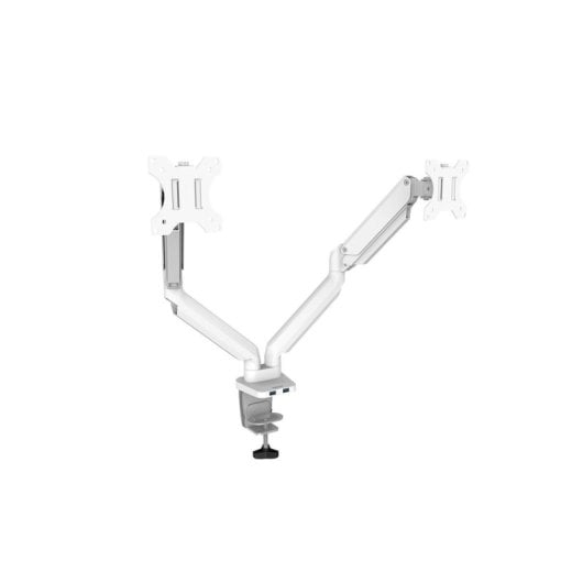 Fellowes Soporte Doble para 2 Monitores 32" VESA 100 Max 8Kg Blanco