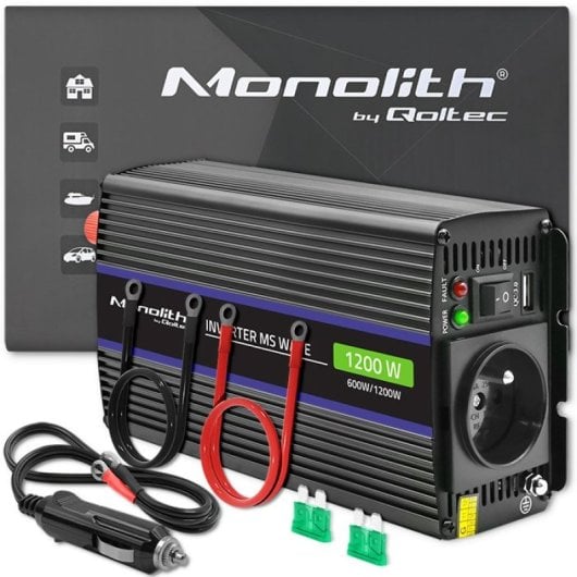 Qoltec-Monolith-1200-Ms-Cargador-Inverter-12v-A-230v-600/1200W-USB