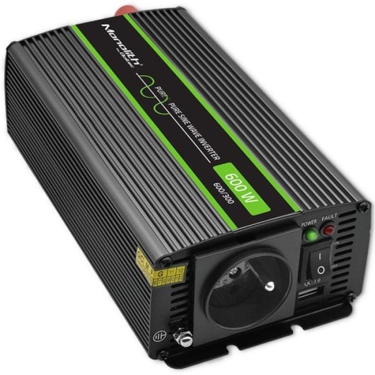 Qoltec Monolith 1200 Ms Cargador Inverter 12v A 230v 600/1200W USB
