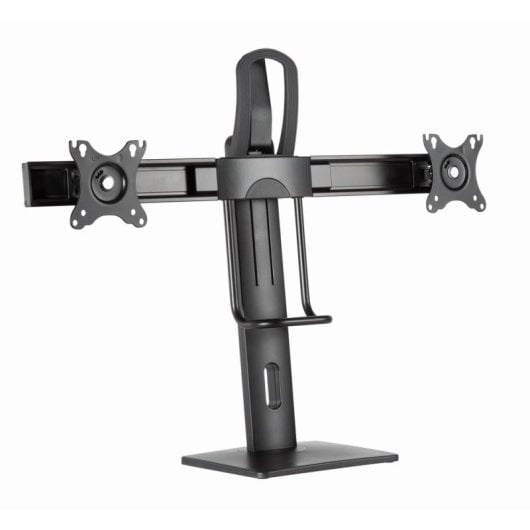 Gembird ms-d2-01 Dual-Monitor-Tischhalterung, 27 Zoll, VESA 100, max. 7 kg, Schwarz