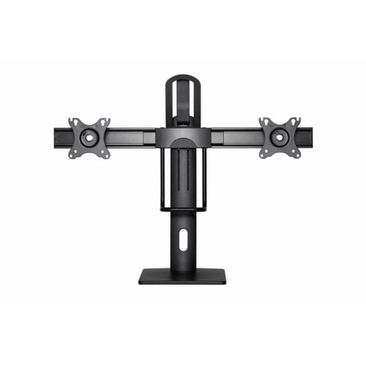 Gembird ms-d2-01 Dual-Monitor-Tischhalterung, 27 Zoll, VESA 100, max. 7 kg, Schwarz