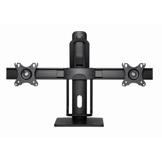 Gembird ms-d2-01 Dual-Monitor-Tischhalterung, 27 Zoll, VESA 100, max. 7 kg, Schwarz