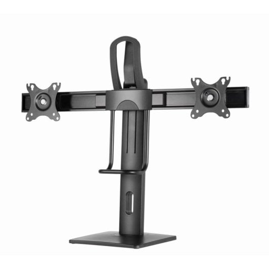 Gembird ms-d2-01 Dual-Monitor-Tischhalterung, 27 Zoll, VESA 100, max. 7 kg, Schwarz
