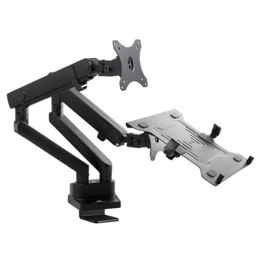 Maclean Mc-813 Dual-Monitor-Tischhalterung 17"-32" VESA 100 Max 2x8kg Schwarz