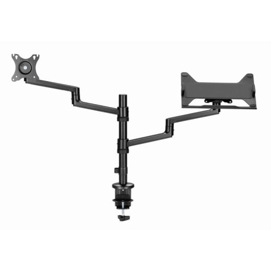 Gembird MA-DA-04 Soporte Escritorio con Brazo para Monitor Y Bandeja Portátil 17”-32” Max 8 Kg