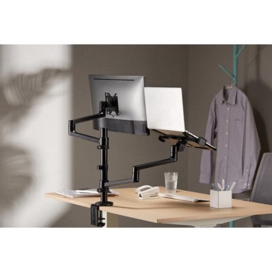 Gembird MA-DA-04 Soporte Escritorio con Brazo para Monitor Y Bandeja Portátil 17”-32” Max 8 Kg