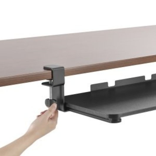 Maclean Mc-839 Soporte de Escritorio para Teclado Negro
