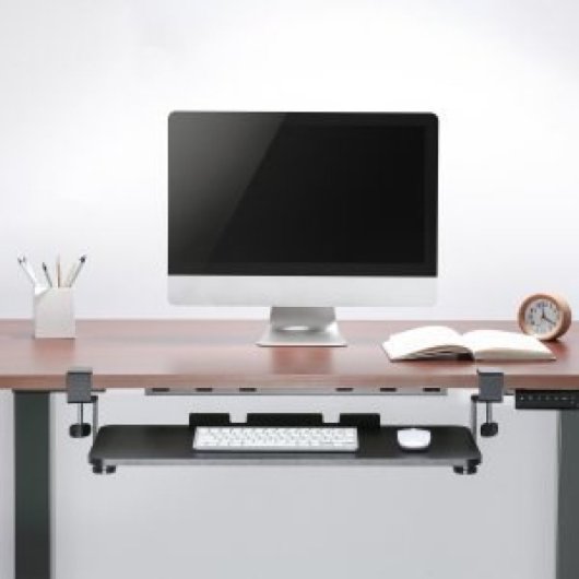 Maclean Mc-839 Soporte de Escritorio para Teclado Negro