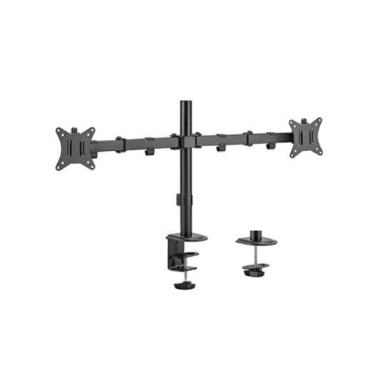 Gembird Ma-d2-01 Soporte de Escritorio Doble para Monitor 32" VESA 100 Negro