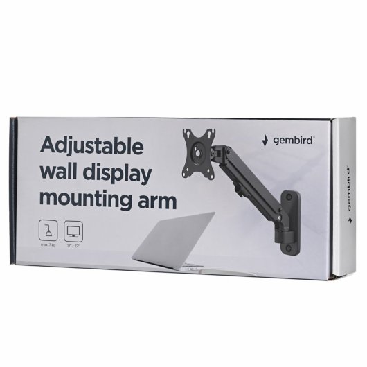 Gembird Ma-wa1-01 Soporte de Pared para Monitor 27" Negro