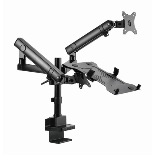 Gembird Ma-da3-02 Doppelmonitor + Laptopständer 17"-32" VESA 100 Max. 8 kg Schwarz