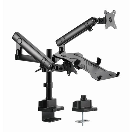 Gembird Ma-da3-02 Doppelmonitor + Laptopständer 17"-32" VESA 100 Max. 8 kg Schwarz