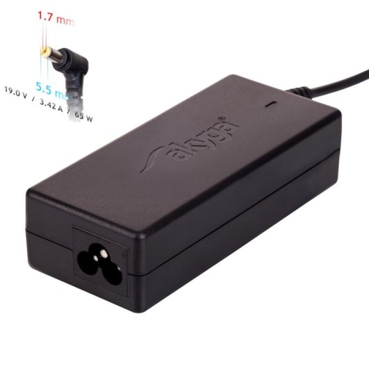 Alimentatore e inverter per interni Akyga Ak-nd-06 da 65 W Nero