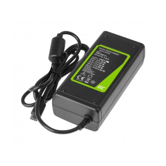 Green Cell Ad134p Chargeur Adaptateur secteur USB-C 65W Noir