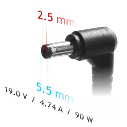 Adaptador de energia interno Akyga Ak-nd-10 e inversor 90W preto