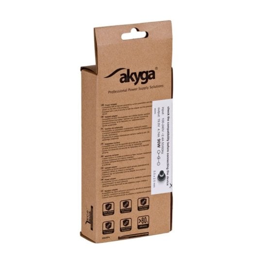 Adaptador de energia interno Akyga Ak-nd-10 e inversor 90W preto