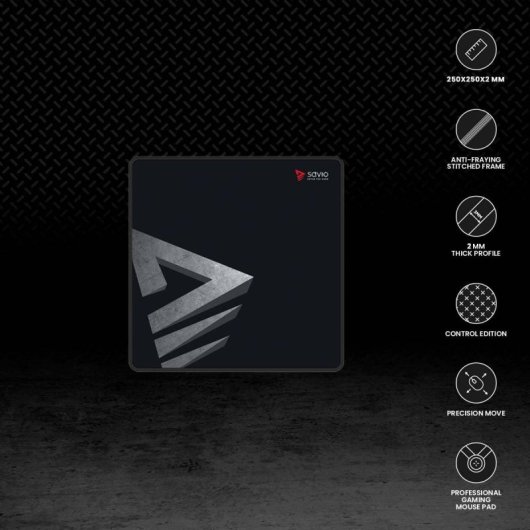 Savio Precision Control S Professionelles Gaming-Mauspad