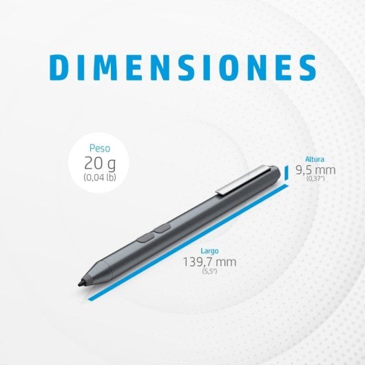 HP MPP 1.51 Pen stylet 10 g Gris
