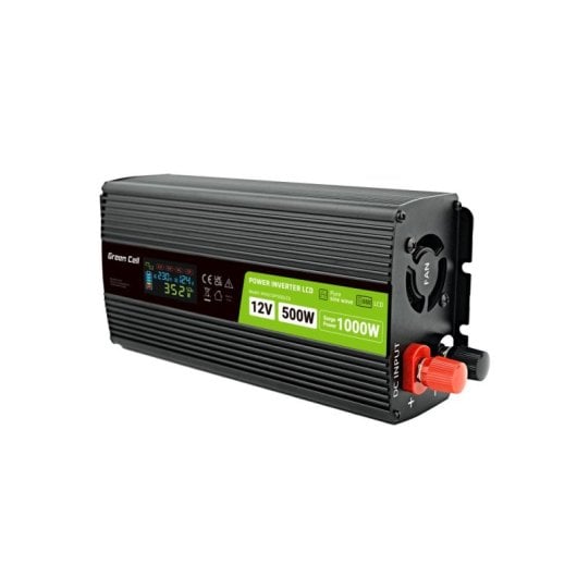 Green Cell Powerinverter Inversor de Corriente con Pantalla LCD 10000W Negro
