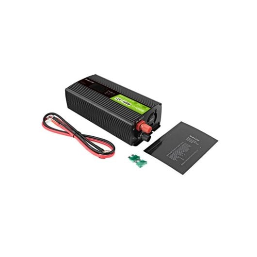 Green Cell Powerinverter Inversor de Corriente con Pantalla LCD 10000W Negro