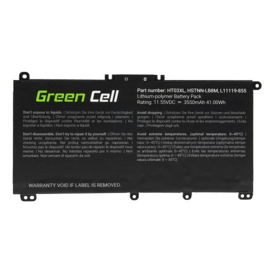 Substituição para bateria de notebook Green Cell HP163