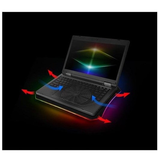 Kühlpad für Laptops Thermaltake Massive 20 RGB bis 19" Schwarz