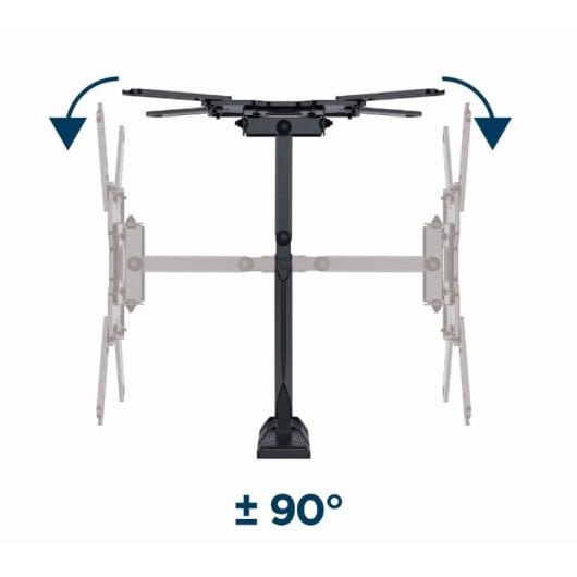 Suporte de parede para TV Premium Full Motion Gembird Wm-55st-01, 32 "-55" (32 kg)