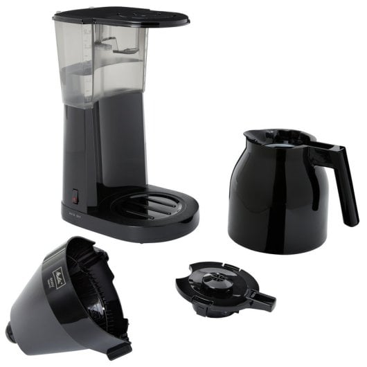 Melitta Easy Therm II Filterkaffeemaschine 8 Tassen schwarz