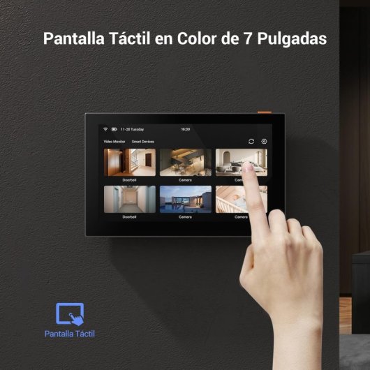 Monitor di sicurezza wireless EZVIZ SD7 Smart Touch Screen da 7''