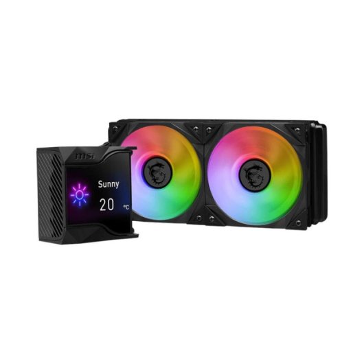 Flüssigkeitskühlung MSI MPG CORELIQUID D240 240mm 2 Lüfter LED IPS