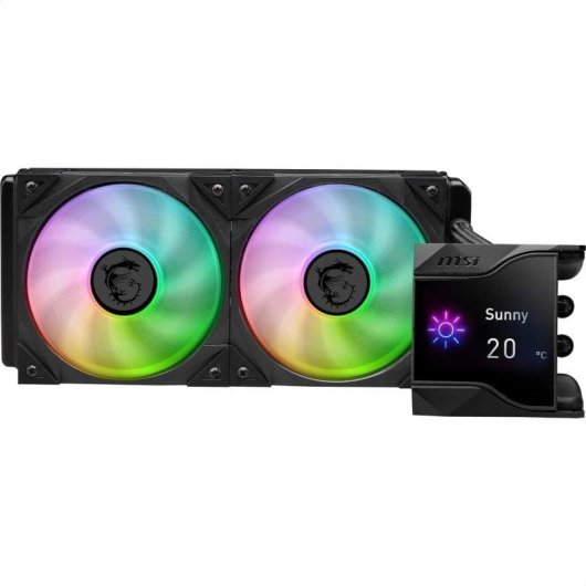 Flüssigkeitskühlung MSI MPG CORELIQUID D240 240mm 2 Lüfter LED IPS