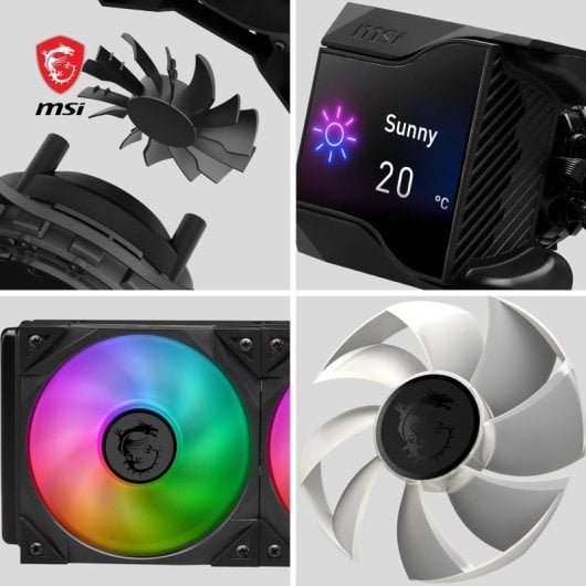 MSI MPG CORELIQUID D240 Kit de Refrigeración Líquida Negro