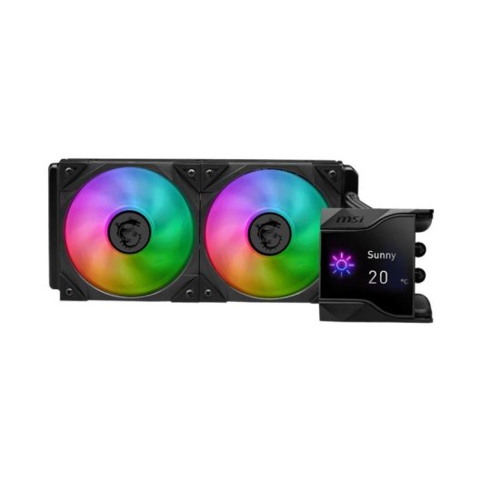 Flüssigkeitskühlung MSI MPG CORELIQUID D240 240mm 2 Lüfter LED IPS
