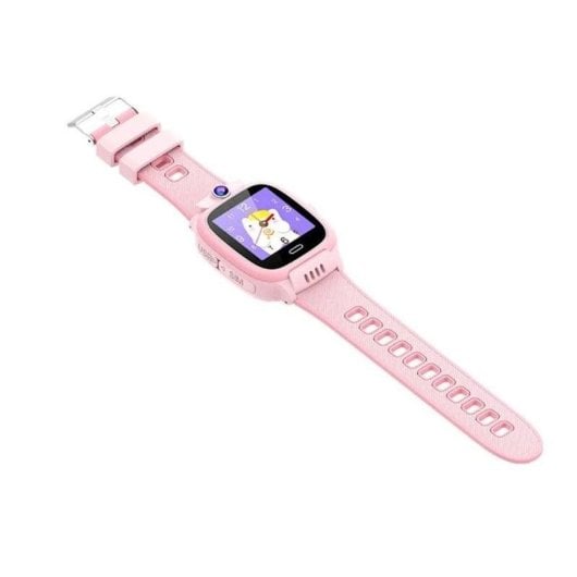 Klack Reloj Smartwatch Crianças 4G GPS 1,44" Ecrã Tátil Rosa Localização SOS