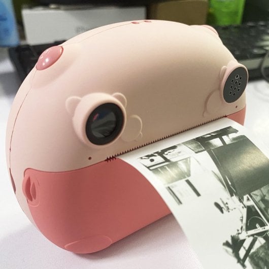Klack Câmara Instantânea Digital Infantil 12MP 1080p Rosa