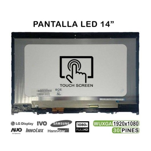 Pantalla LED Táctil 14" FHD para Portátil Lenovo Yoga 520-14