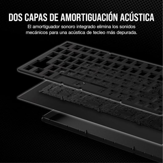 Corsair K65 PLUS WIRELESS Tastiera da gioco meccanica wireless al 75% hot swap MLX rossa