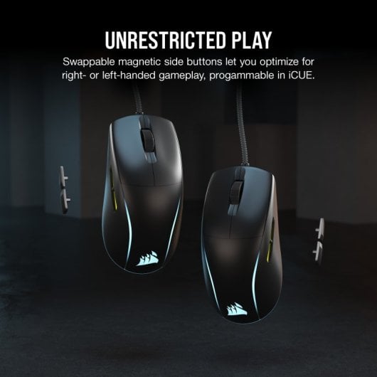 Corsair M75 RGB Ratón Gaming 26000 DPI Negro