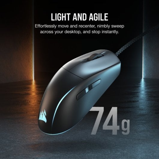 Corsair M75 RGB Ratón Gaming 26000 DPI Negro