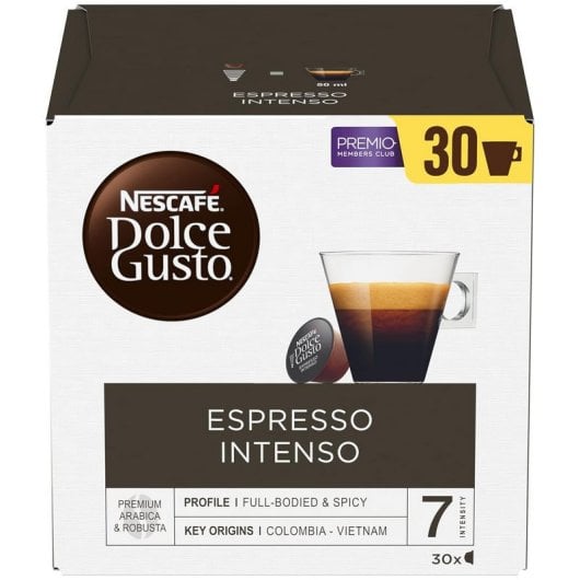 Nescafé Dolce Gusto Expresso Intenso Pack de 3 Caixas de 30 Cápsulas