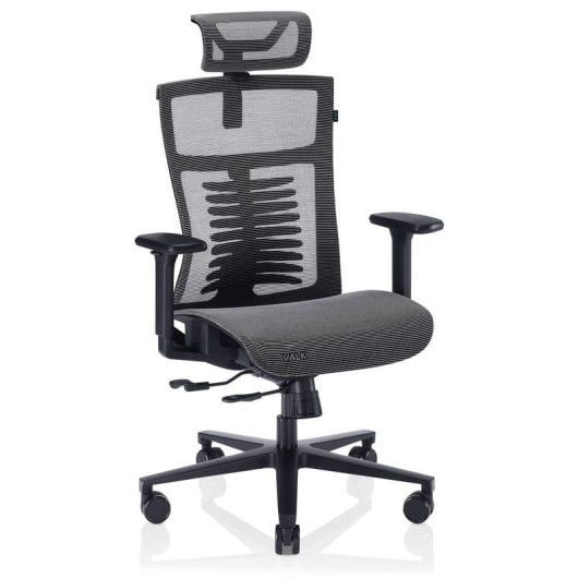 Valk Gaming Noma Office Cadeira Gaming de Malha Transpirável Cinzenta/Preta
