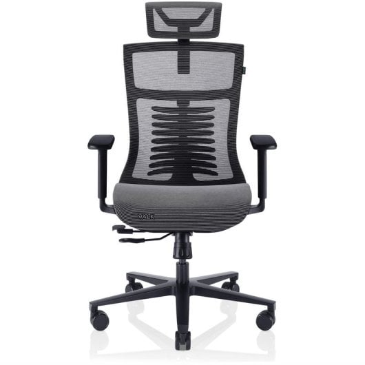 Valk Gaming Noma Office Cadeira Gaming de Malha Transpirável Cinzenta/Preta