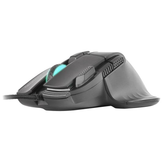 Mars Gaming MM-XT Mouse da gioco ergonomico RGB con poggiapollice 12800 DPI Switch Huano Nero