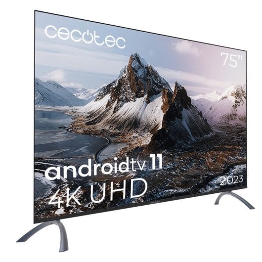 Cecotec A3 series ALU30075S 75" LED UltraHD 4K HDR10 Android TV