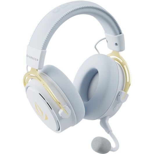 Cuffie da gioco wireless Forgeon General PC/PS4/PS5/Xbox/Xbox X/Switch Bianco