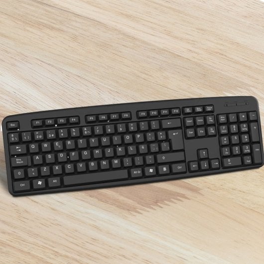 PcCom Essential Teclado K20 Negro