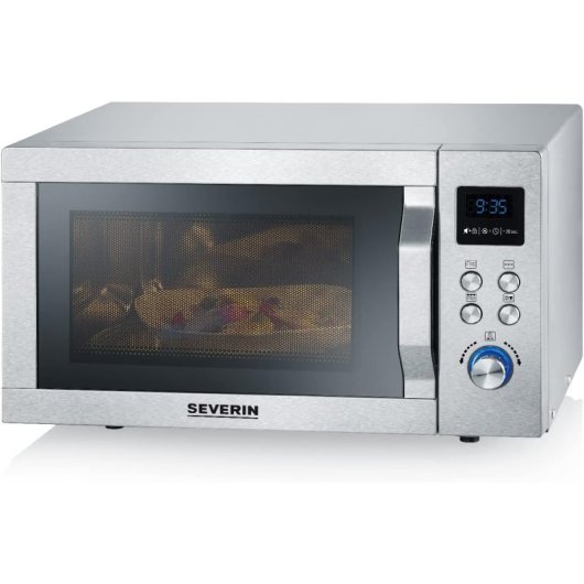 Severin MW 7751 Microondas con Grill 2 en 1 20L 800W Gris