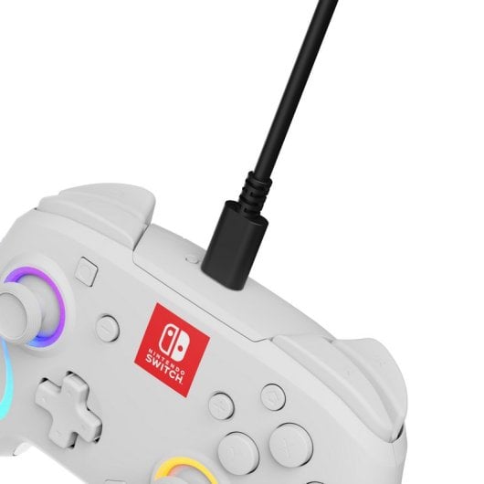 PDP Afterglow Wave Mando Inalámbrico Blanco para Nintendo Switch/OLED
