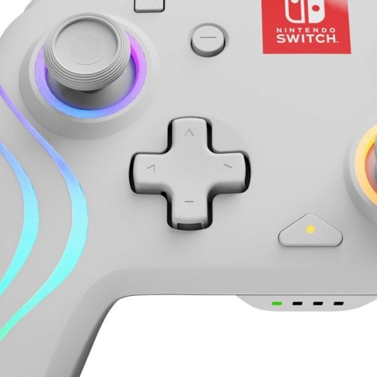 Controller wireless PD Afterglow Wave bianco per Nintendo Switch/OLED