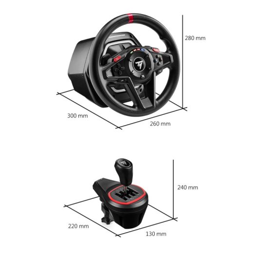 Thrustmaster T128 Shifter Pack Volante de Carreras T128 y TH8S Shifter Add-On Compatible con Xbox y PC